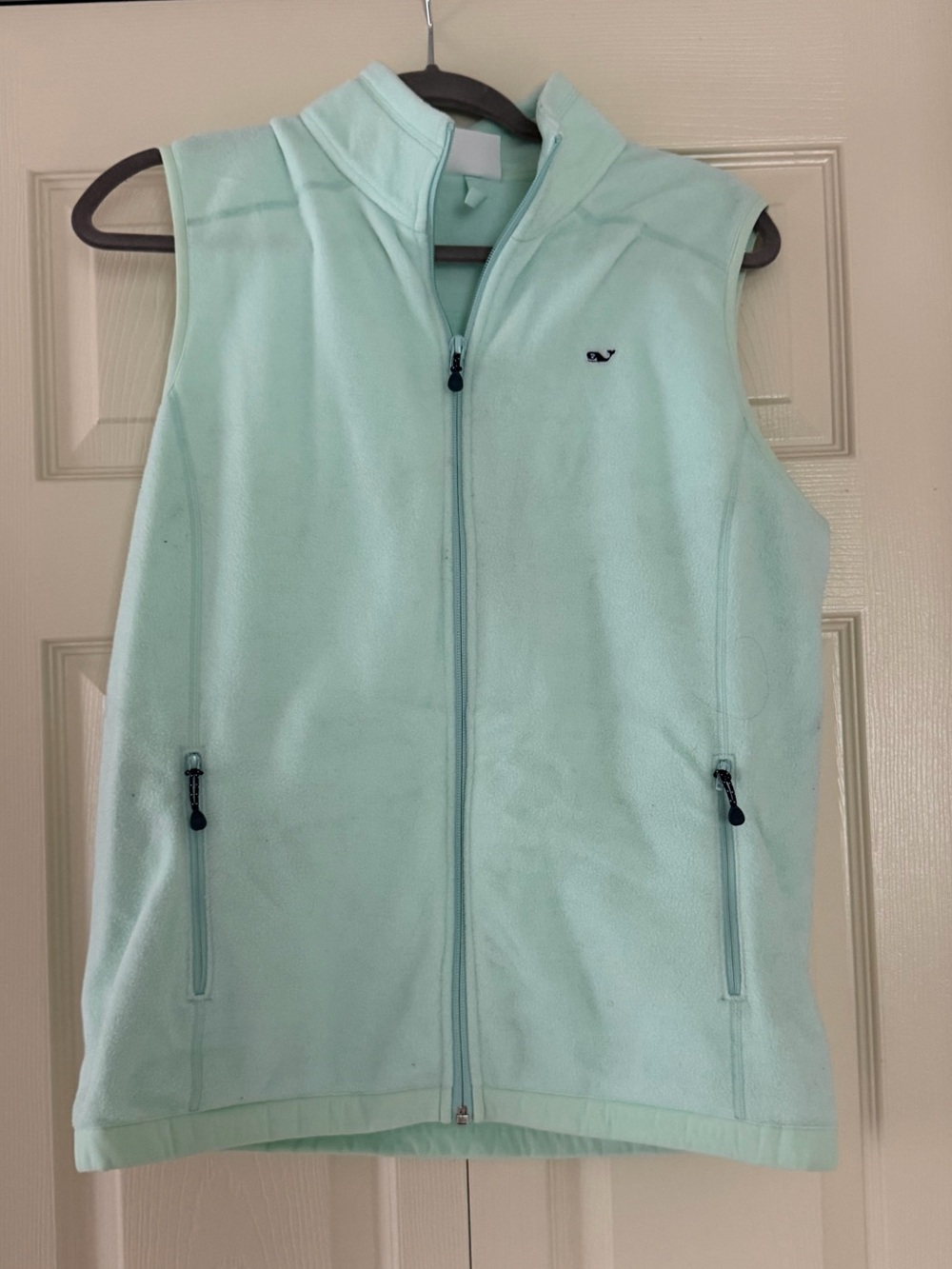 Vineyard Vines Mint Aqua Fleece Vest